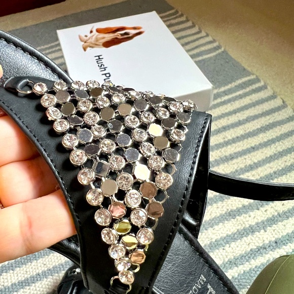 NWT Hush Puppies black sandals - Picture 8 of 11